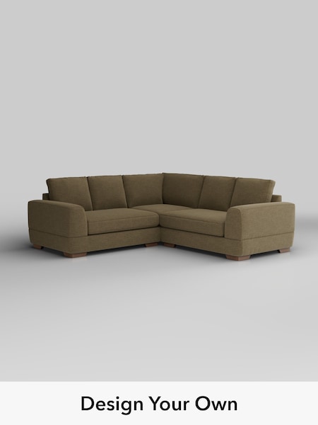 Fine Chenille Easy Clean/Dark Moss Green Clayton (H35374) | £2,399