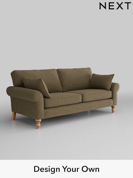 Fine Chenille Easy Clean/Dark Moss Green Mallory (H35380) | £999