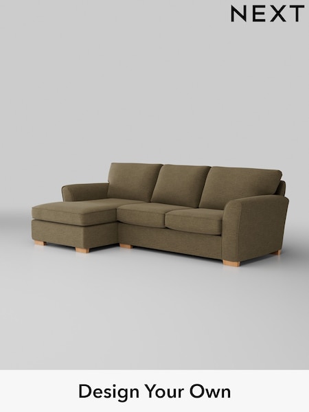 Fine Chenille Easy Clean/Dark Moss Green Michigan Ii (H35381) | £1,525