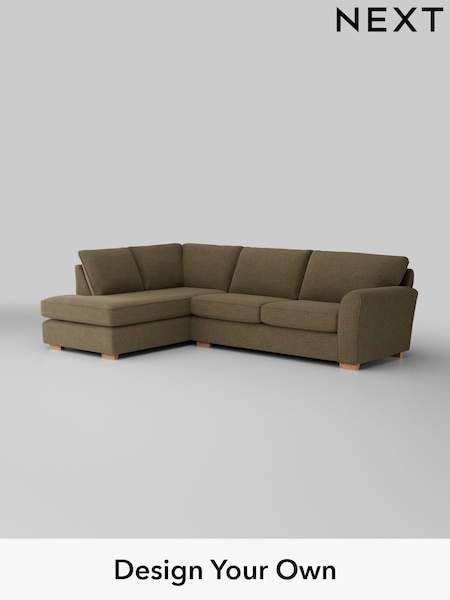 Fine Chenille Easy Clean/Dark Moss Green Michigan Ii (H35381) | £1,650