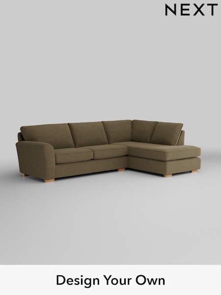 Fine Chenille Easy Clean/Dark Moss Green Michigan Ii (H35381) | £1,650