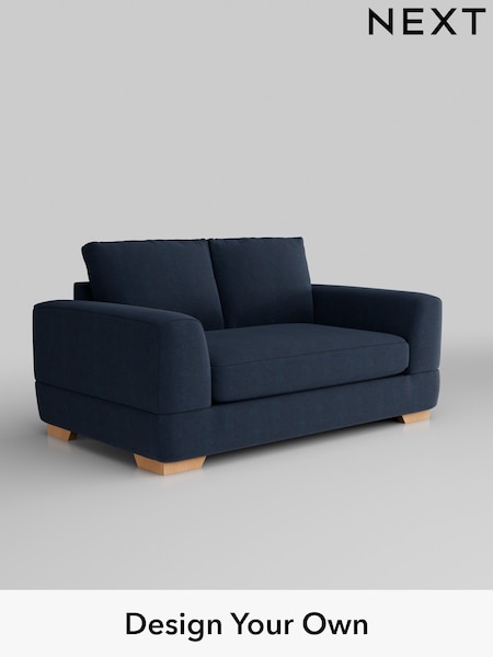Fine Chenille Easy Clean/Dark Navy Blue Clayton (H35385) | £1,125