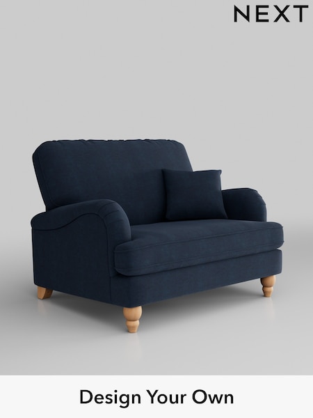 Fine Chenille Easy Clean/Dark Navy Blue Lilly Ii (H35390) | £750