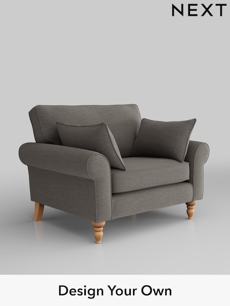 Fine Chenille Easy Clean/Dark Smoke Grey Mallory (H35392) | £725