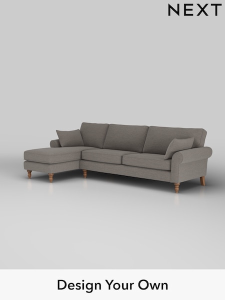 Fine Chenille Easy Clean/Dark Smoke Grey Mallory (H35392) | £1,575