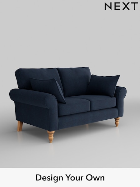 Fine Chenille Easy Clean/Dark Navy Blue Mallory (H35394) | £799
