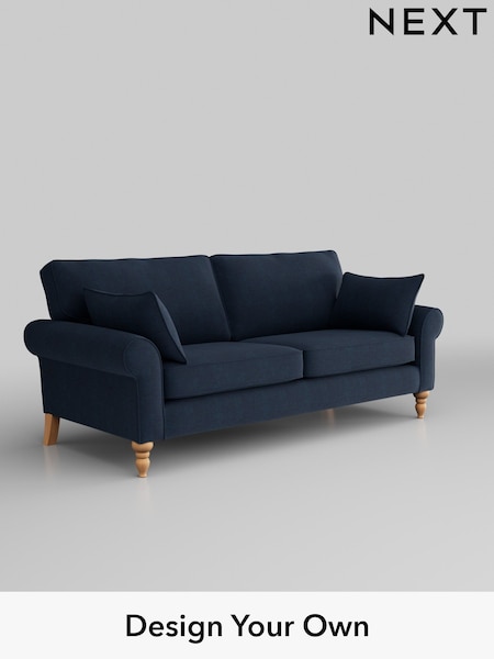 Fine Chenille Easy Clean/Dark Navy Blue Mallory (H35394) | £999