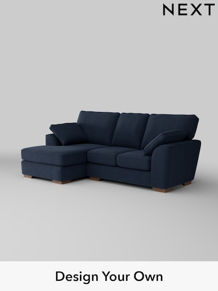 Fine Chenille Easy Clean/Dark Navy Blue Stamford (H35395) | £1,699