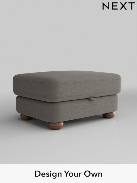 Fine Chenille Easy Clean/Dark Smoke Grey Arches (H35398) | £499