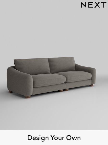 Fine Chenille Easy Clean/Dark Smoke Grey Arches (H35398) | £1,425
