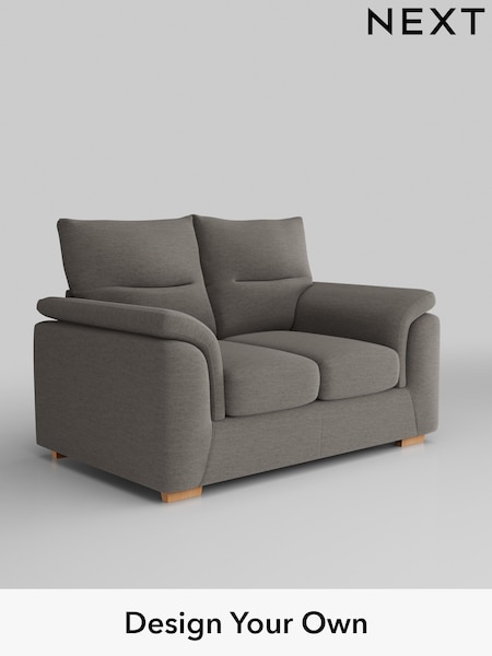 Fine Chenille Easy Clean/Dark Smoke Grey Hayden Highback (H35403) | £1,025
