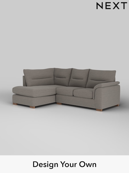Fine Chenille Easy Clean/Dark Smoke Grey Hayden Highback (H35403) | £1,825