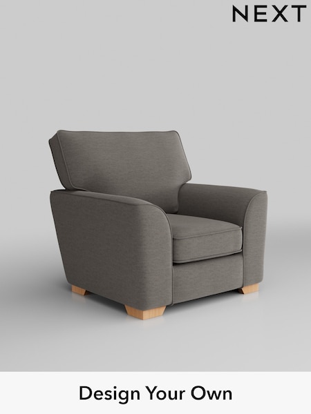 Fine Chenille Easy Clean/Dark Smoke Grey Stamford (H35404) | £750