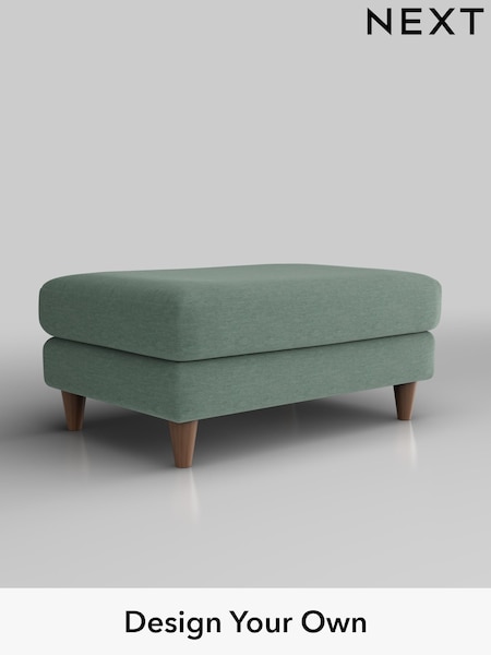 Fine Chenille Easy Clean/Light Forest Green Hartley Relaxed Sit (H35405) | £425