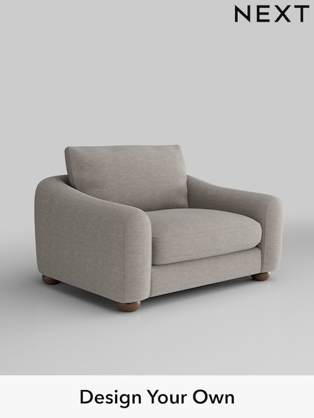 Fine Chenille Easy Clean/Light Steel Grey Arches (H35407) | £925
