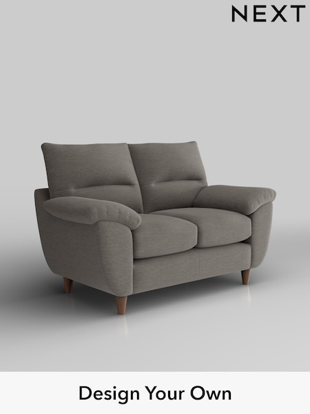 Fine Chenille Easy Clean/Dark Smoke Grey Elliot Highback (H35408) | £975