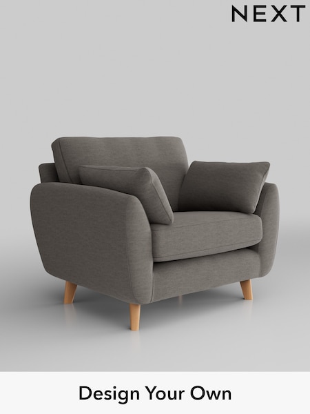 Fine Chenille Easy Clean/Dark Smoke Grey Wilson (H35413) | £650