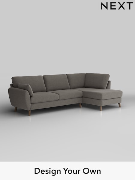 Fine Chenille Easy Clean/Dark Smoke Grey Wilson (H35413) | £1,699