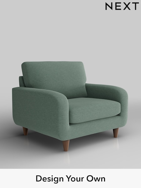 Fine Chenille Easy Clean/Light Forest Green Camden (H35415) | £650