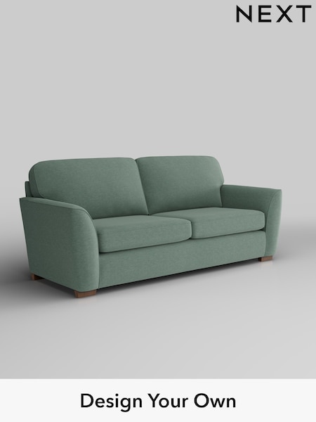 Fine Chenille Easy Clean/Light Forest Green Malvern (H35417) | £1,175