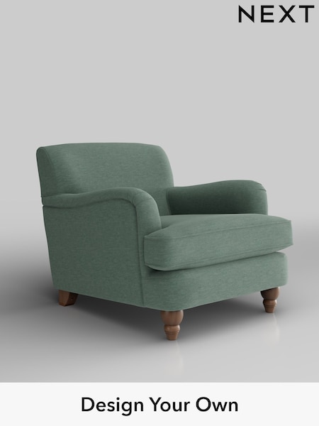 Fine Chenille Easy Clean/Light Forest Green Lilly Ii (H35419) | £650