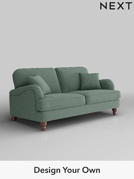 Fine Chenille Easy Clean/Light Forest Green Lilly Ii (H35419) | £950