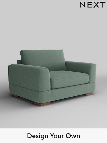 Fine Chenille Easy Clean/Light Forest Green Clayton (H35420) | £950