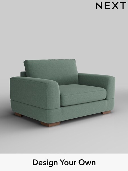 Fine Chenille Easy Clean/Light Forest Green Clayton (H35420) | £950