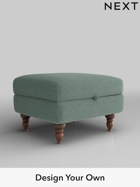 Fine Chenille Easy Clean/Light Forest Green Mallory (H35423) | £475