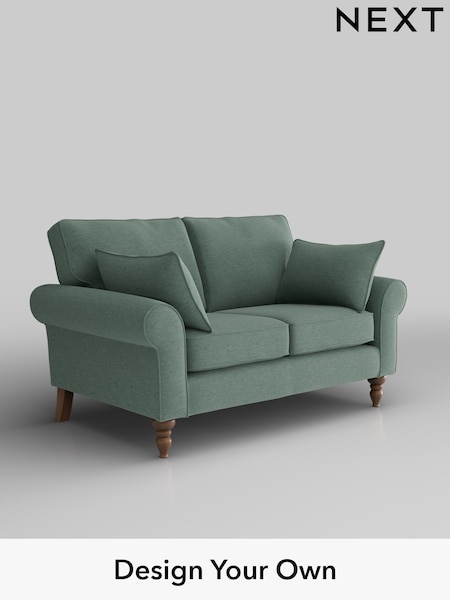 Fine Chenille Easy Clean/Light Forest Green Mallory (H35423) | £799