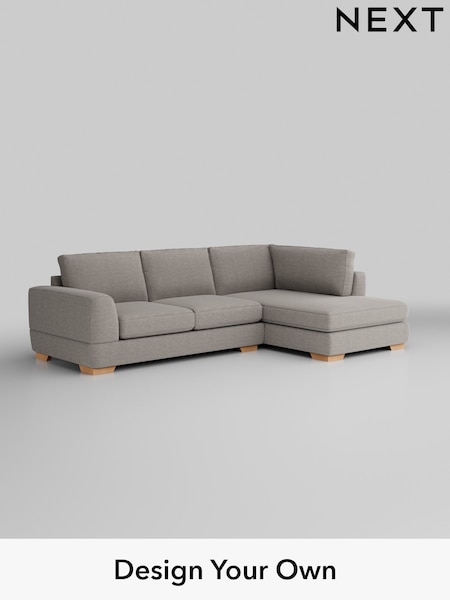 Fine Chenille Easy Clean/Light Steel Grey Clayton (H35427) | £1,825