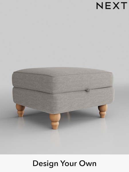 Fine Chenille Easy Clean/Light Steel Grey Lilly Ii (H35428) | £475