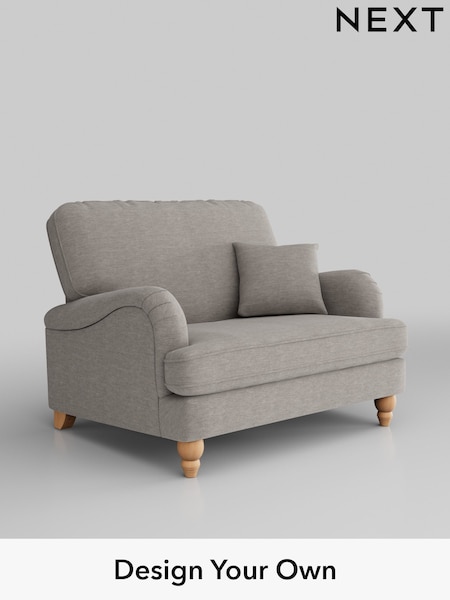 Fine Chenille Easy Clean/Light Steel Grey Lilly Ii (H35428) | £750