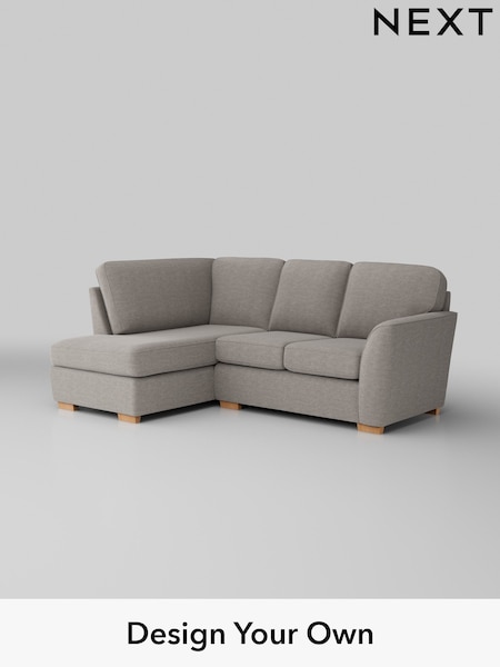 Fine Chenille Easy Clean/Light Steel Grey Malvern (H35430) | £1,350