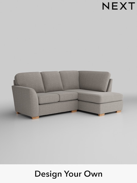 Fine Chenille Easy Clean/Light Steel Grey Malvern (H35430) | £1,350