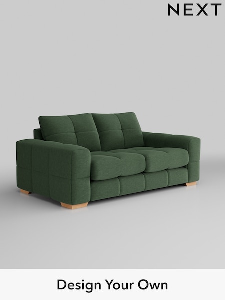 Fine Chenille Easy Clean/Mid Khaki Green Brooke Deep Sit (H35435) | £1,625