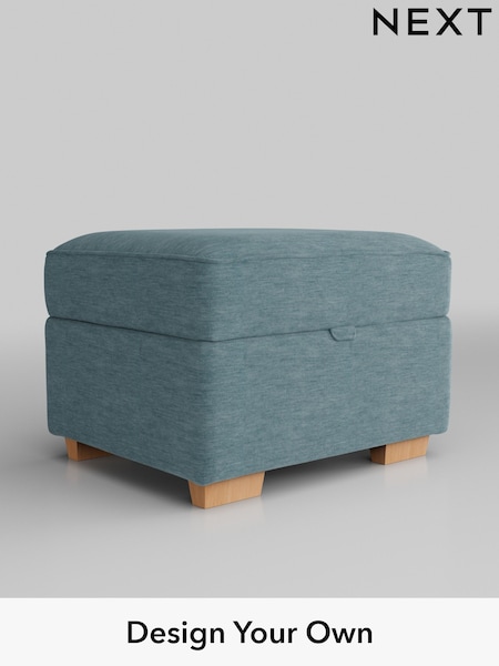 Fine Chenille Easy Clean/Mid Blue Michigan Ii (H35436) | £475