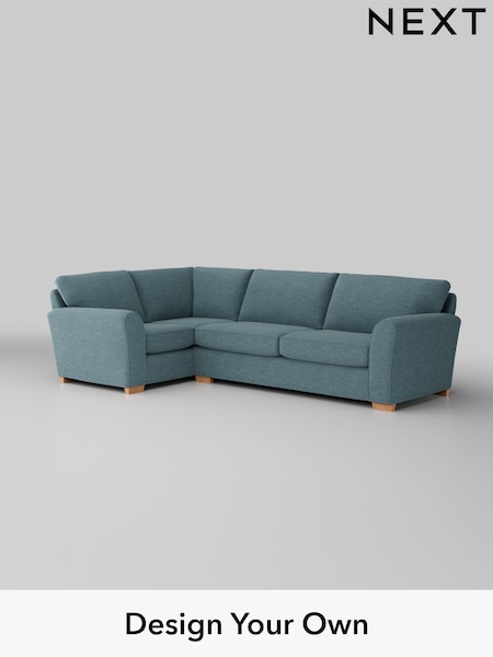 Fine Chenille Easy Clean/Mid Blue Michigan Ii (H35436) | £1,675