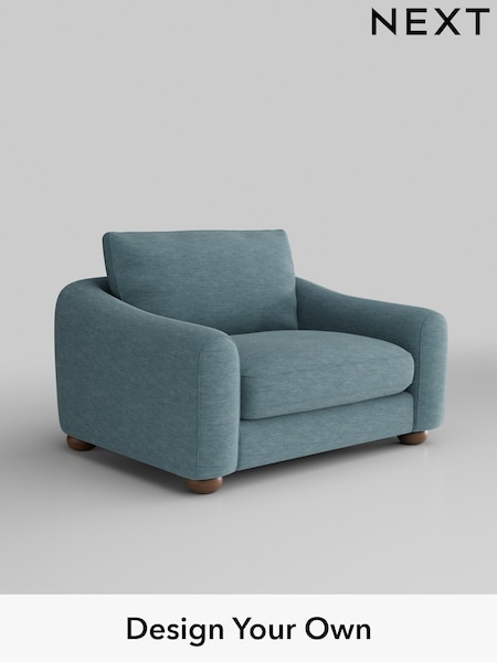 Fine Chenille Easy Clean/Mid Blue Arches (H35443) | £925
