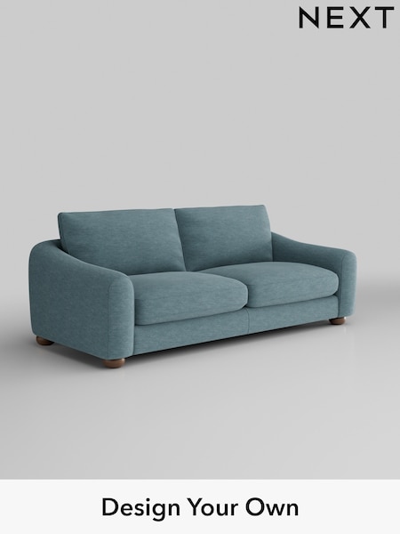 Fine Chenille Easy Clean/Mid Blue Arches (H35443) | £1,325