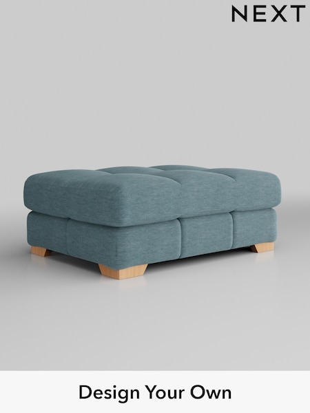 Fine Chenille Easy Clean/Mid Blue Brooke Deep Sit (H35444) | £599