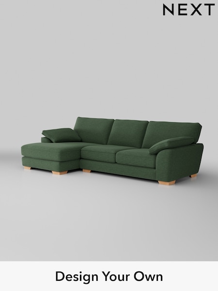 Fine Chenille Easy Clean/Mid Khaki Green Stamford Grand Relaxed Sit (H35492) | £2,550