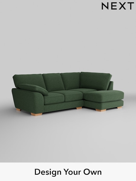 Fine Chenille Easy Clean/Mid Khaki Green Stamford Grand Relaxed Sit (H35492) | £2,375