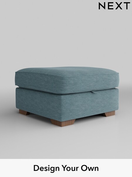 Fine Chenille Easy Clean/Mid Blue Stamford (H35495) | £499