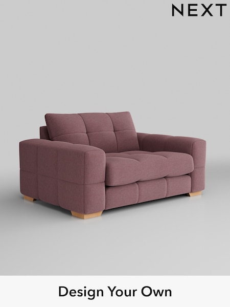 Fine Chenille Easy Clean/Mid Mulberry Purple Brooke Deep Sit (H35496) | £1,525