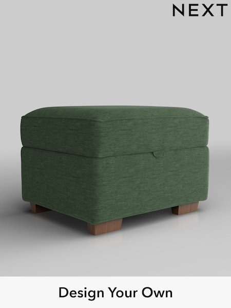 Fine Chenille Easy Clean/Mid Khaki Green Malvern (H35498) | £475