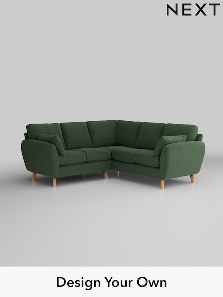 Fine Chenille Easy Clean/Mid Khaki Green Wilson (H35502) | £1,550
