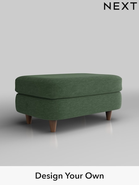Fine Chenille Easy Clean/Mid Khaki Green Camden (H35505) | £350