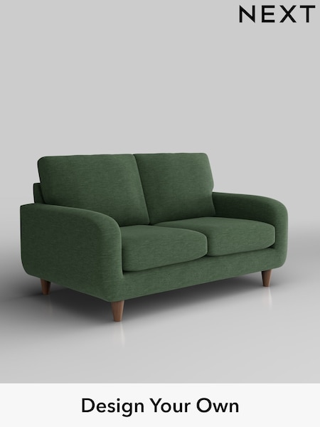 Fine Chenille Easy Clean/Mid Khaki Green Camden (H35505) | £899
