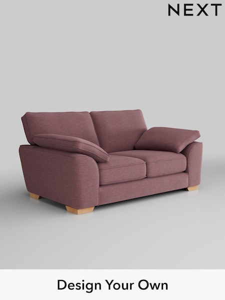 Fine Chenille Easy Clean/Mid Mulberry Purple Stamford Grand Relaxed Sit (H35506) | £1,625